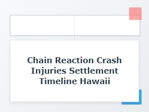 Navigating Hawaii's Chain Reaction Crash Settlement Timeline